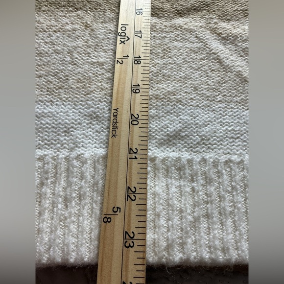 Lilly Pulitzer Elannie Wool Blend Toffee Marled Ombre Stripe Sweater XL - Picture 8 of 12